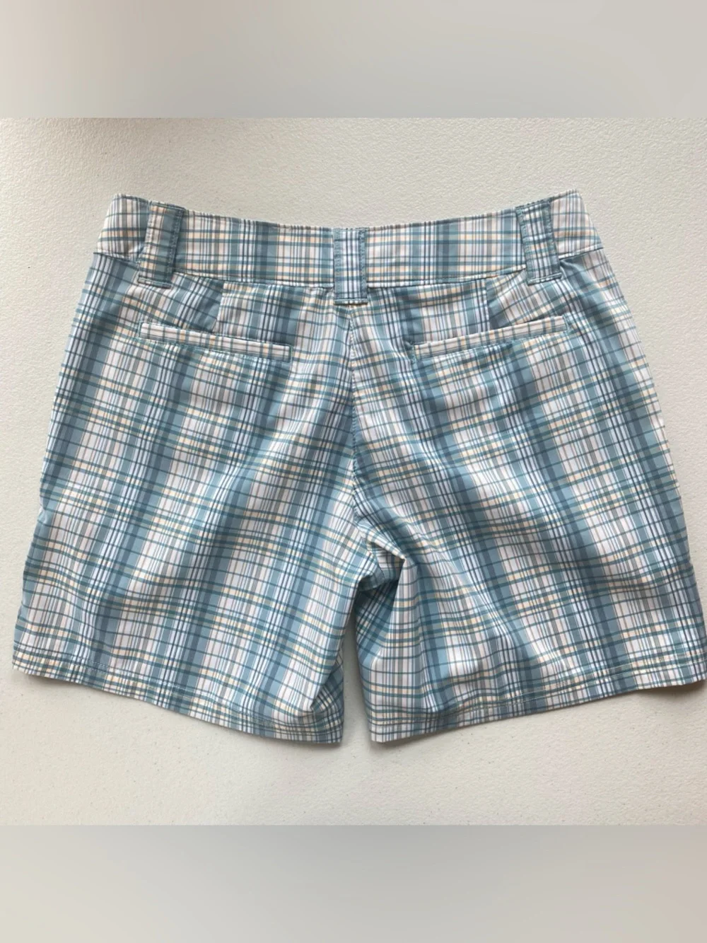 Oakley Blue Plaid Women’s Shorts